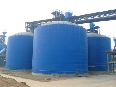 崆峒水泥钢板库改造